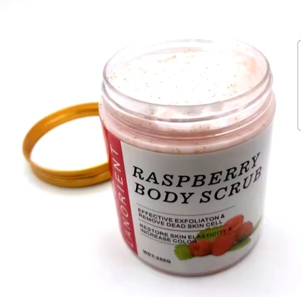 Raspberry body scrub