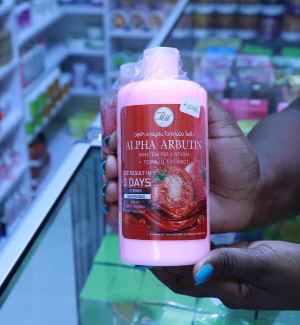 Alpha arbutin whitening lotion
