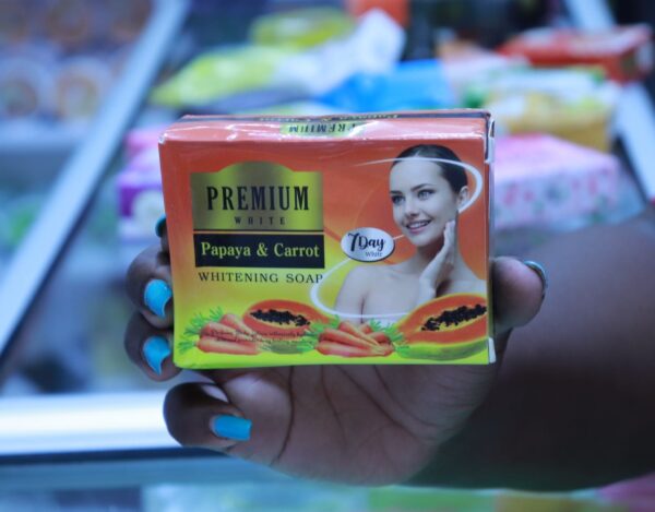 Papaya and Carrot whitening soap