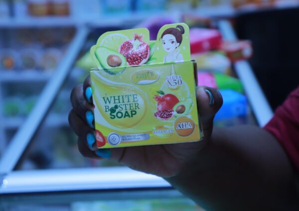 White booster Soap
