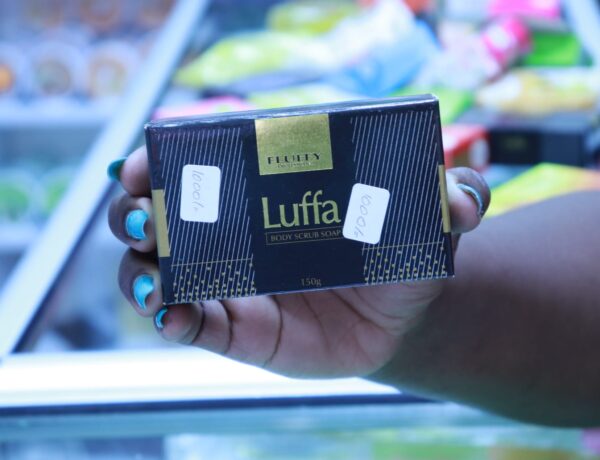 Luffa body scrub soap